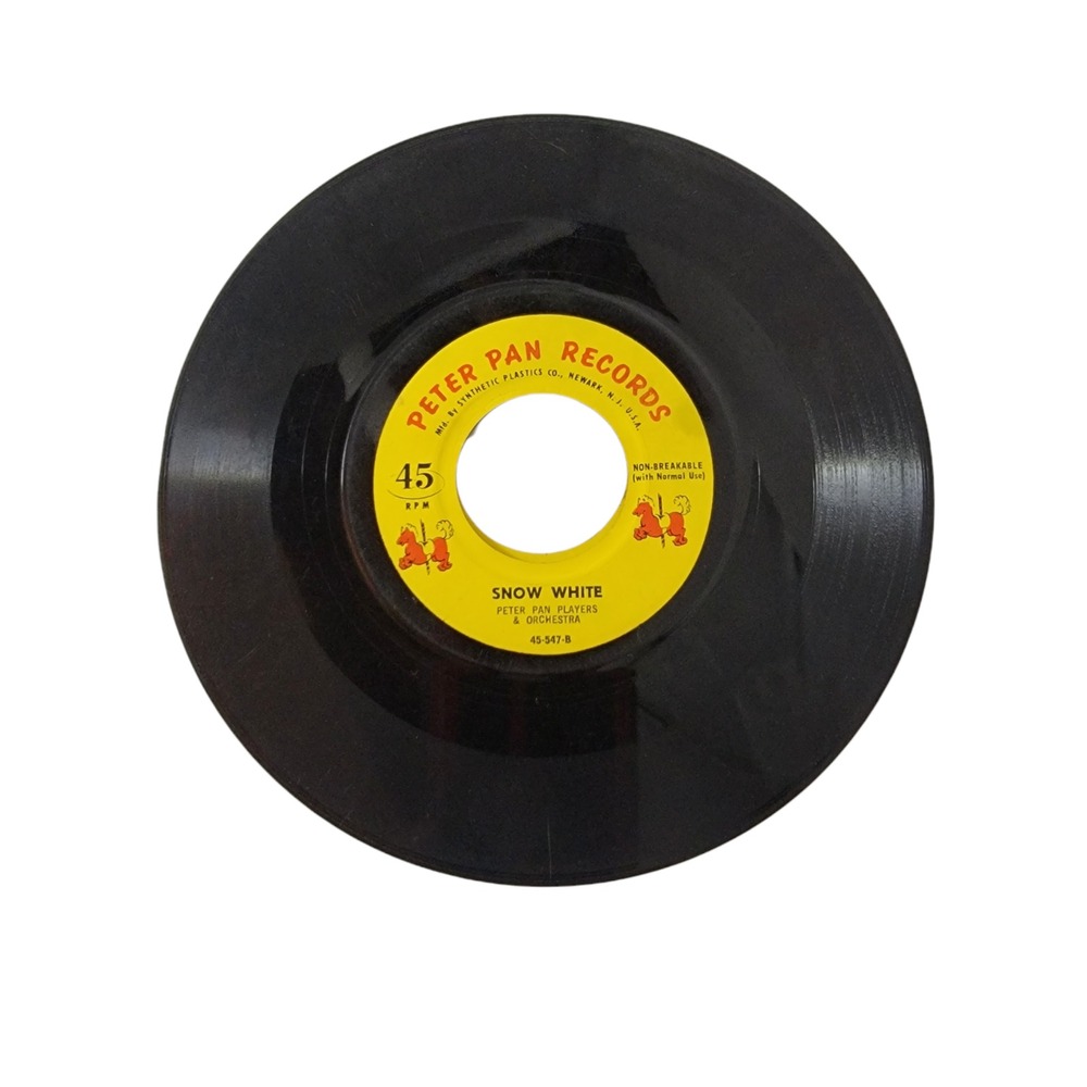 5 Vintage Peter Pan Records 45 RPM Vinyl Record Snow White,Jack & Jill,Frosty - Picture 4 of 6